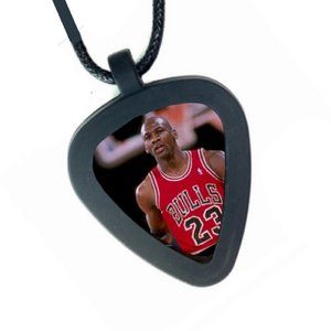 Michael Jordan Action Pickbandz Real Guitar Pick Unisex Necklace